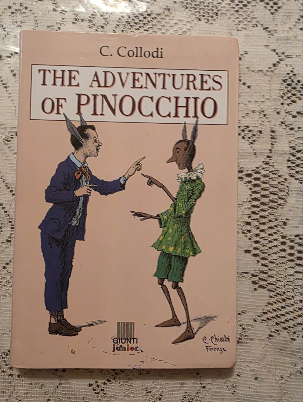 Giunti Junior Adventures of Pinocchio C. Collodi